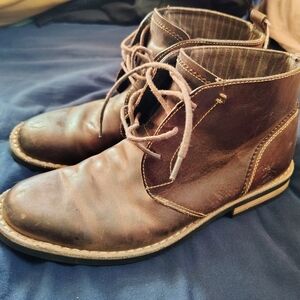 Original Penguin Classic Brown Leather Boots Men's 8.5